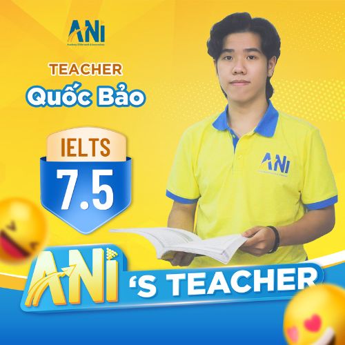 ✔ IELTS 7.5  ✔ Kinh nghiệm 3 năm giảng dạy IELTS